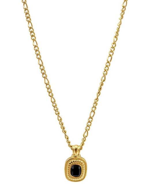 Adornia Metallic 14k Plated Pendant Necklace
