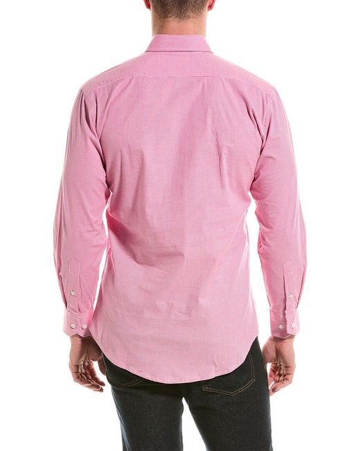 Tailorbyrd Pink Stretch Shirt for men
