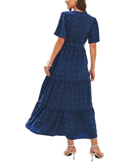 Emma way Blue Maxi Dress