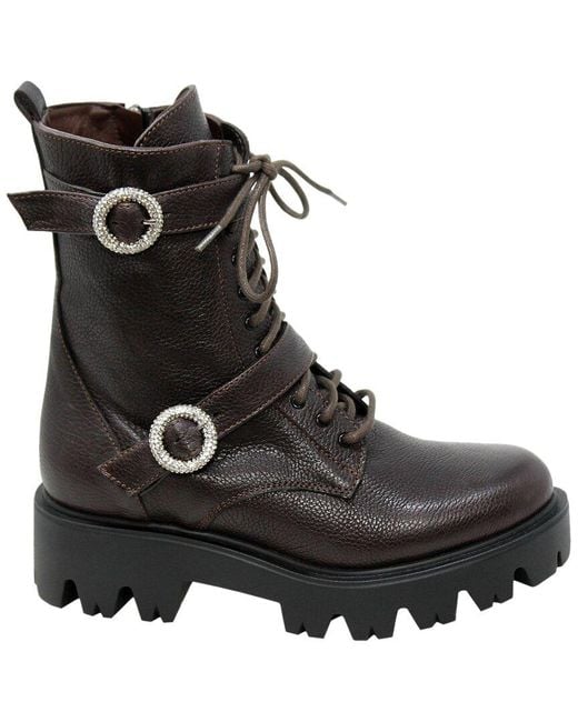 Charles David Black Hacker Leather Boot