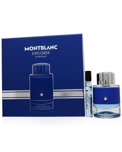 Montblanc Blue Explorer Ultra Gift Set for men