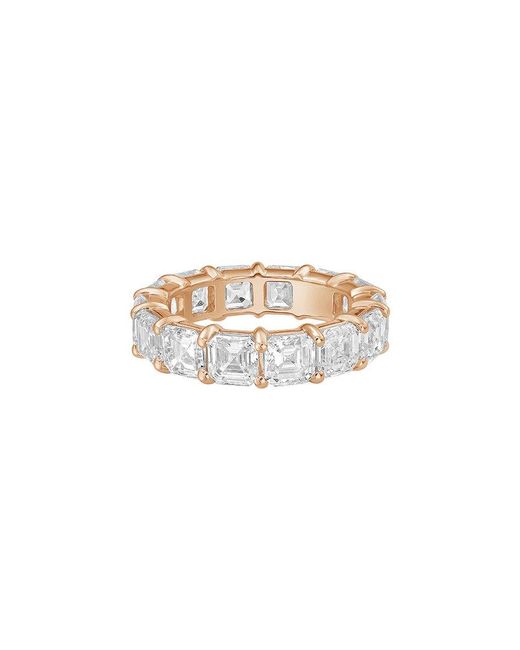 Diana M White Diana M. 14K Rose 10.00 Ct. Tw. Lab-Grown Diamond Ring