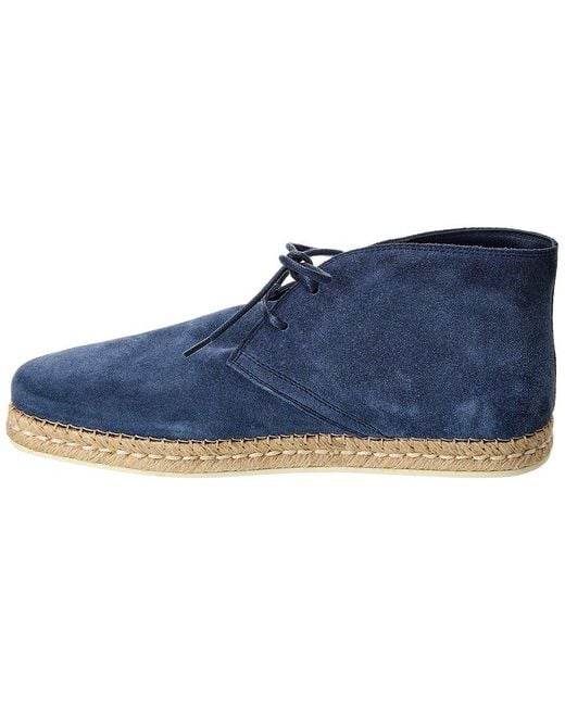 Tod's Blue Tods Suede Boot for men