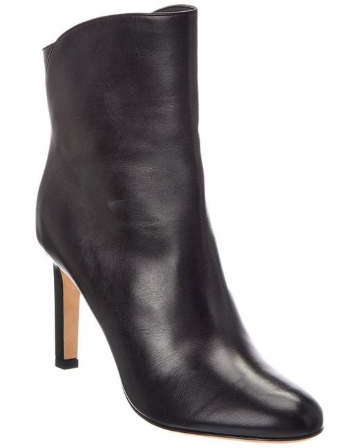 Jimmy Choo Black Karter Ab 85 Leather Bootie