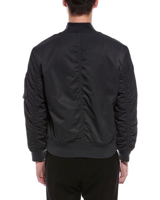 Rag & Bone Black Manston Bomber Jacket for men