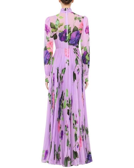 Linda Charm Purple Maxi Dress