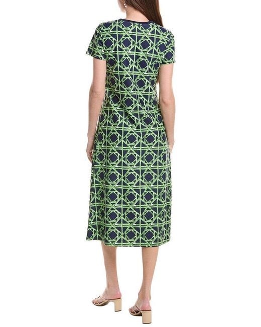 Jude Connally Green Alexandra T-Shirt Midi Dress