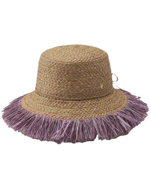 Helen Kaminski Brown Sella Straw Hat