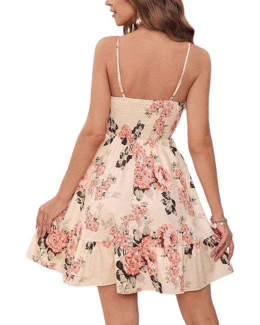 AMINA GLAM Pink Mini Dress