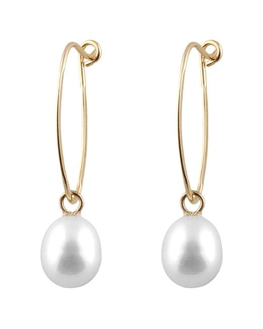 Splendid Multicolor 14k 5.5-6mm Freshwater Pearl Drop Earrings