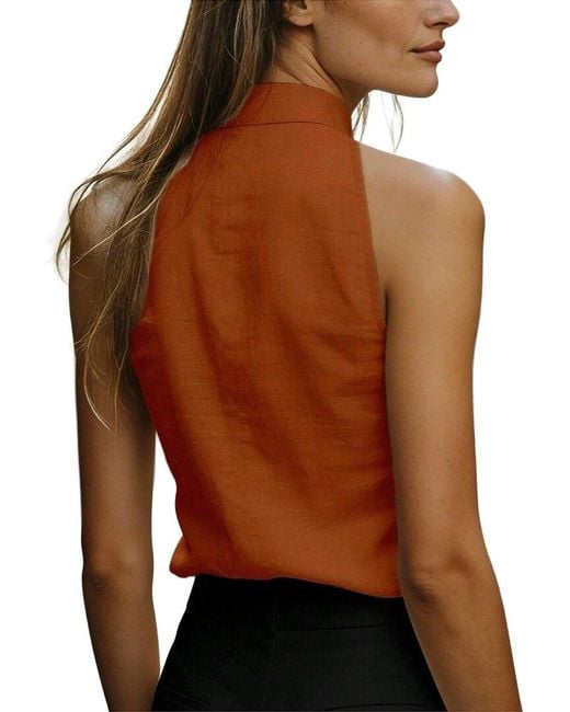 Tedora Brown Blouse
