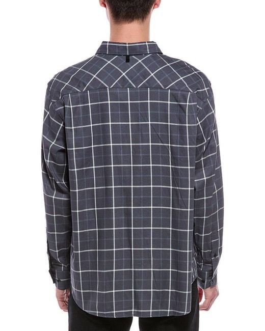 Rag & Bone Blue Butler Patch Shirt for men