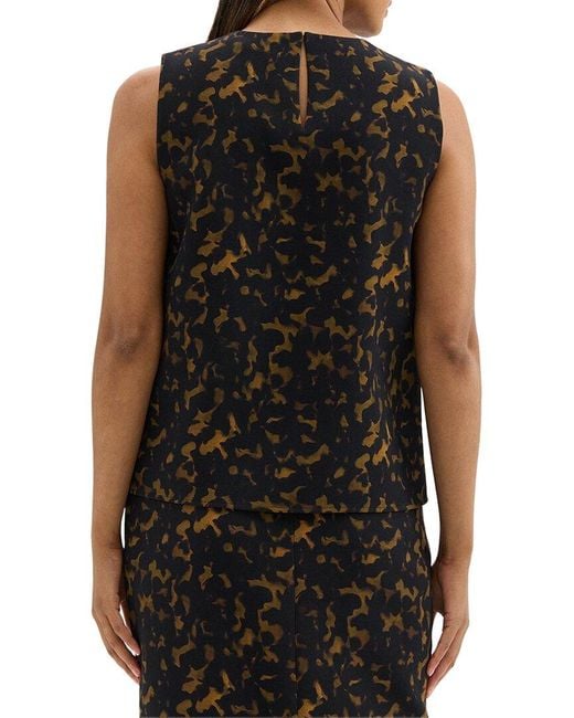 Theory Black Straight Shell