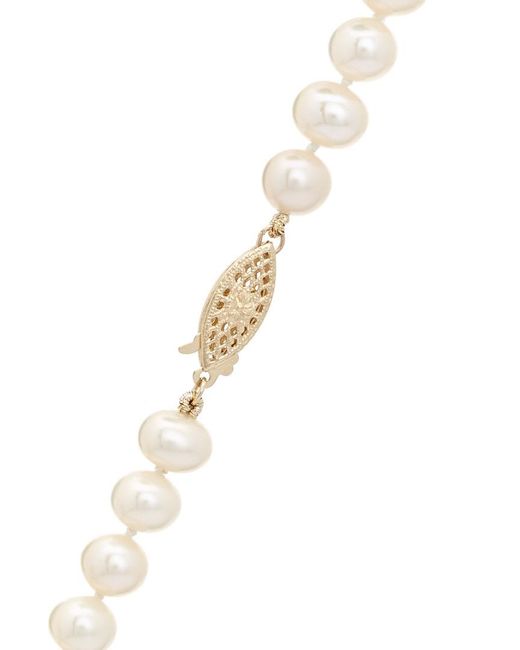 Pearls White 14k 7-7.5mm Freshwater Pearl 36in Necklace