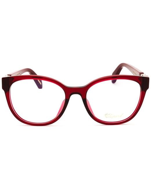 Chopard Red 53Mm Optical Frames
