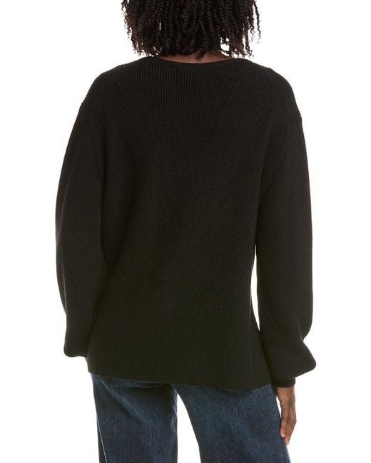Alexis Black Wallace Wool & Cashmere-Blend Sweater