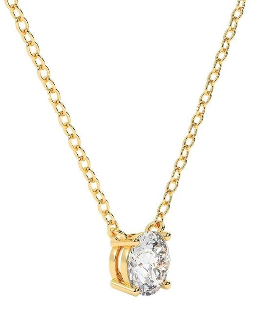 Lab Grown Diamonds Metallic 14K 1.00 Ct. Tw. Lab-Grown Diamond Necklace