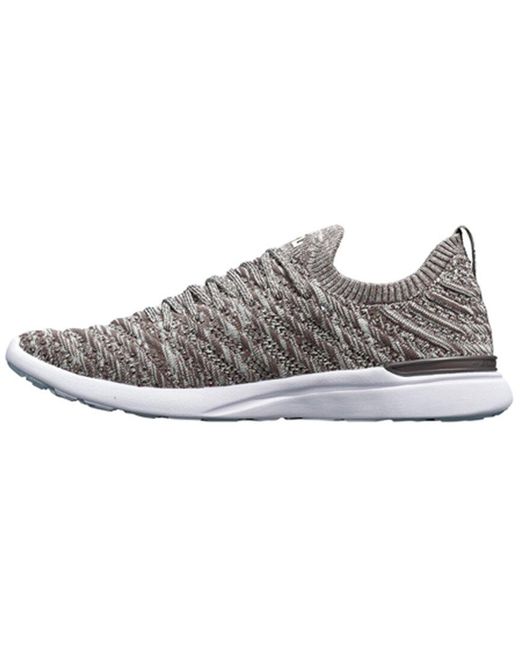 Athletic Propulsion Labs Gray Athletic Propulsion Labs Techloom Wave Sneaker