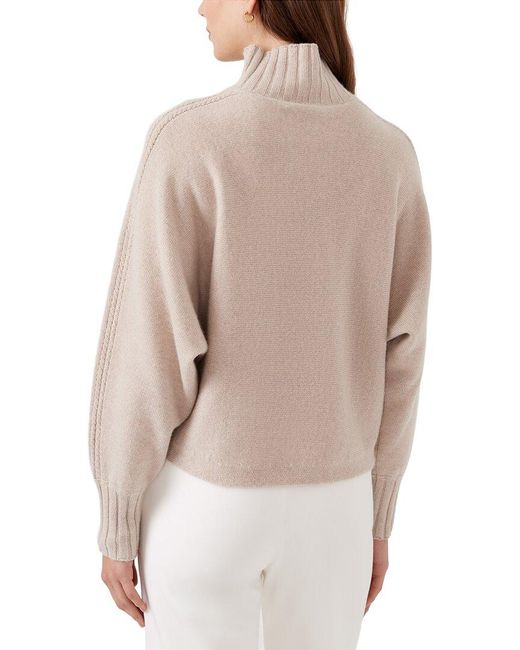 J.McLaughlin Natural Adrian Cashmere Sweater