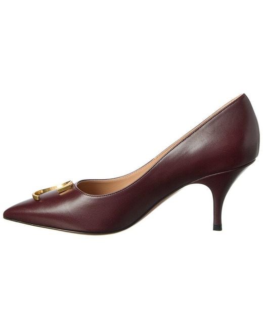 Dior Brown Initials Leather Pump