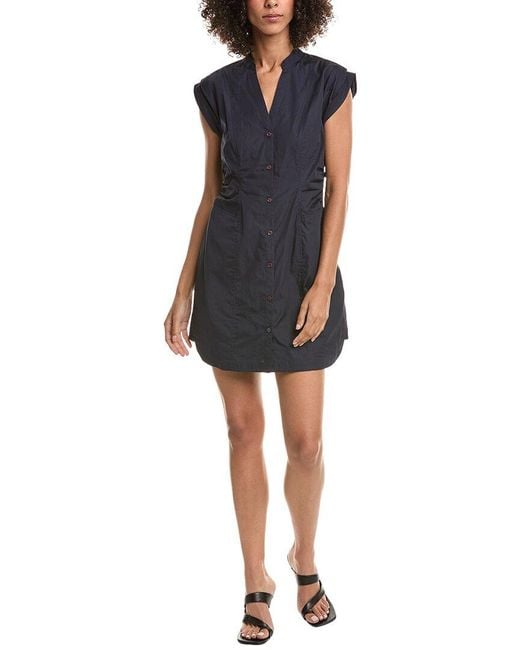 10 Crosby Derek Lam Women's Blue Elyse Dress