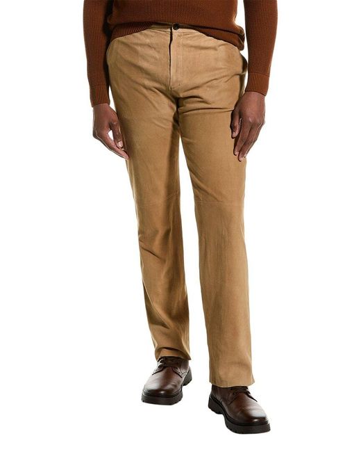 Tod's Natural Suede Chino Pant for men
