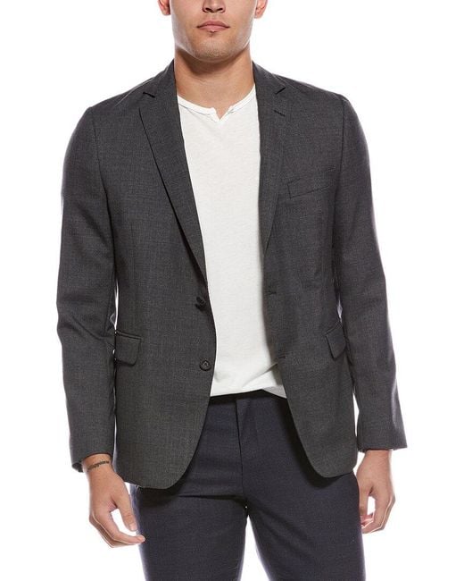 Officine Generale Gray Officine Generale Jkt Wool Blazer for men