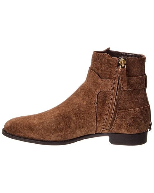 Tod's Brown Gomma Suede Bootie