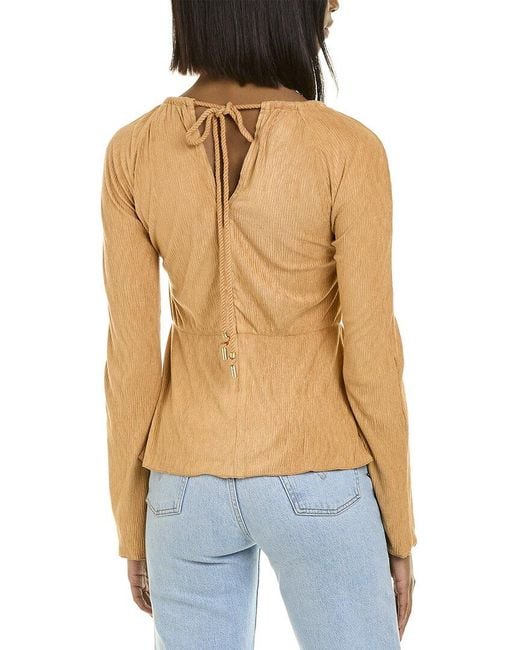 Jonathan Simkhai Brown Alanna Top