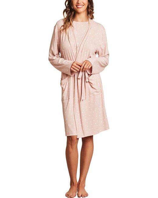 Barefoot Dreams Pink Ultra Soft Rib Robe