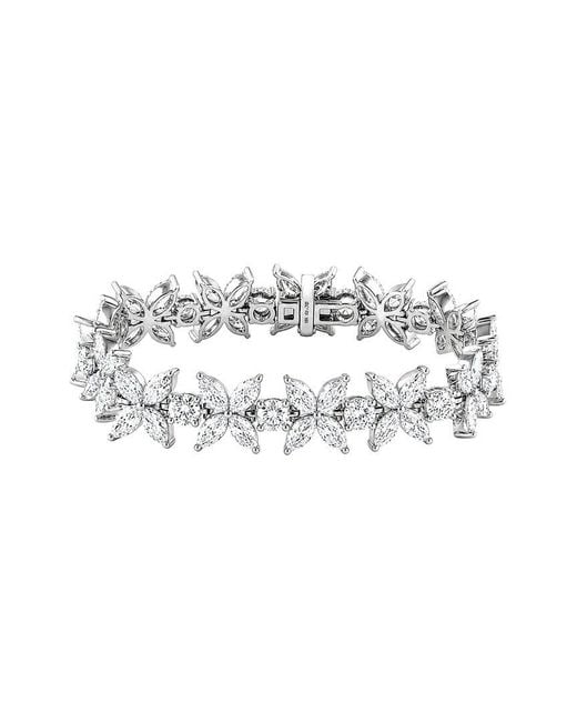 Lab Grown Diamonds White 14K 22.00 Ct. Tw. Lab-Grown Diamond Fashion Bracelet