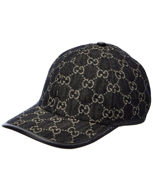 Gucci hat black and gold Clearance
