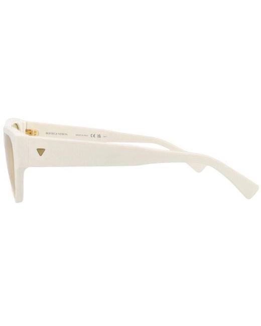 Bottega Veneta White 56Mm Sunglasses