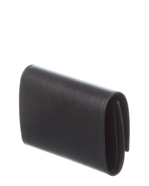 Loewe Gray Dnu Inv Dnu Inv Pebble Small Vertical Leather Wallet