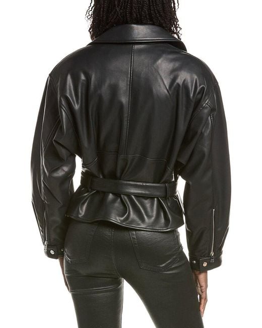 Lamarque Black Biker Jacket