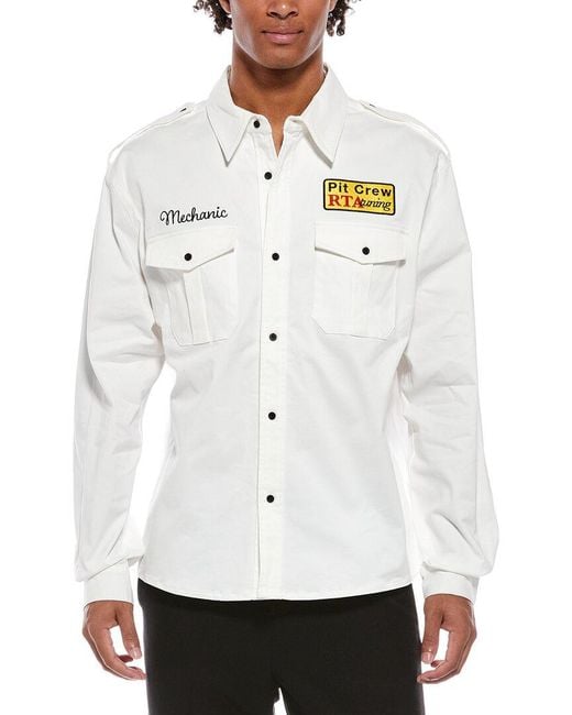 RTA White Lionel Shirt for men