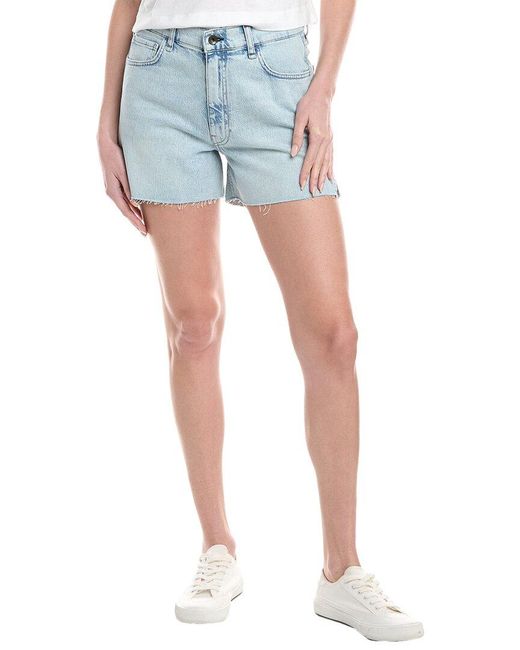 Rag & Bone Blue Retro Cut-Off Short