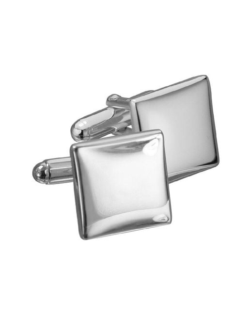 Italian Silver Gray Cufflink for men