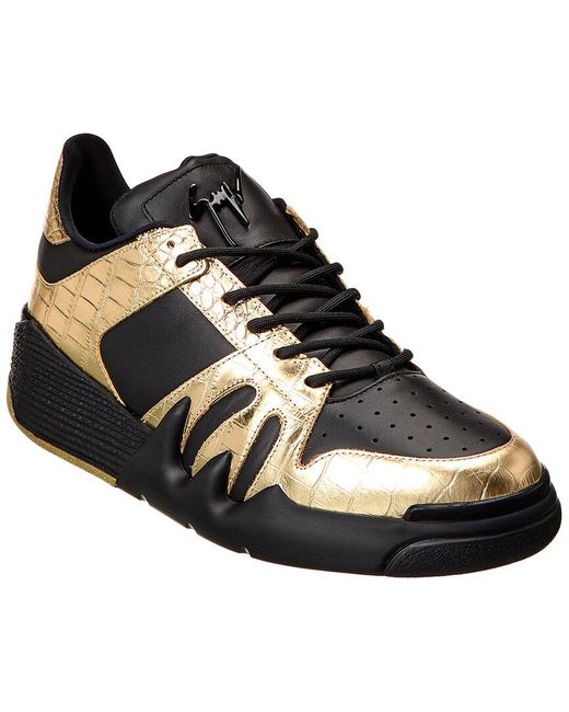 Giuseppe Zanotti Black Talon Leather Sneaker for men