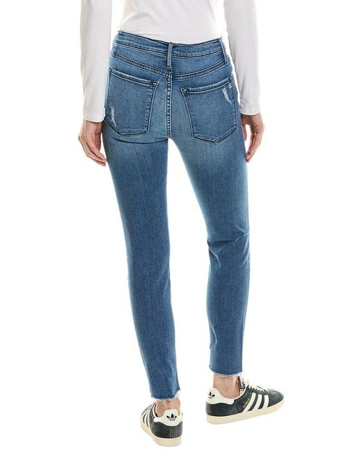 Black Orchid Blue Carmen High Rise Ankle Fray Jazz It Up Jean