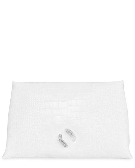 Rebecca Minkoff White Pillow Clutch