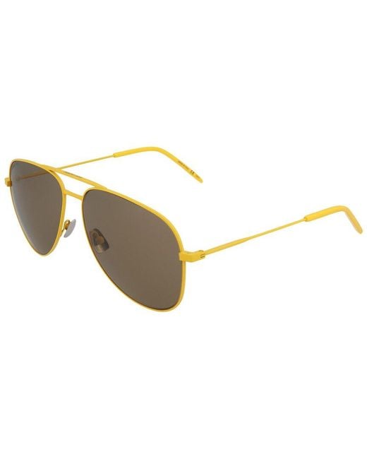 Saint Laurent Metallic Classic11 59mm Sunglasses