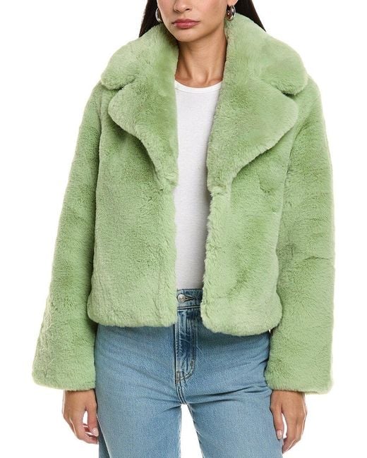 Apparis Women's Green Miller Short Coat