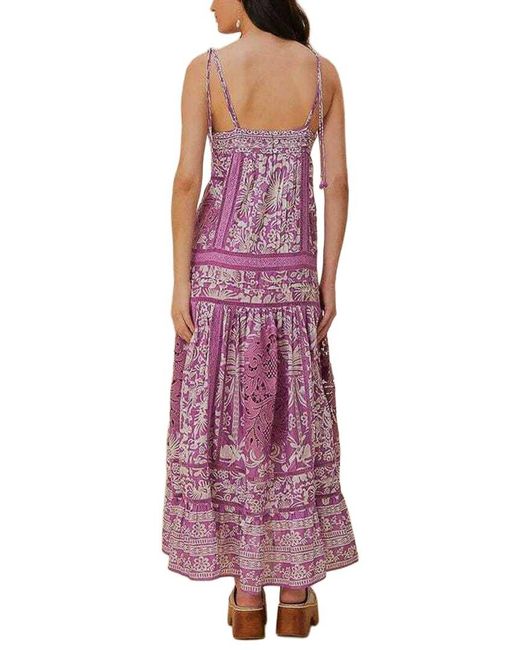 Farm Rio Purple Maxi Dress