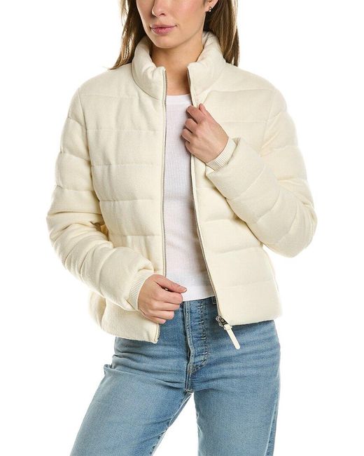 Mackage Natural Melia Wool & Cashmere-blend Down Jacket