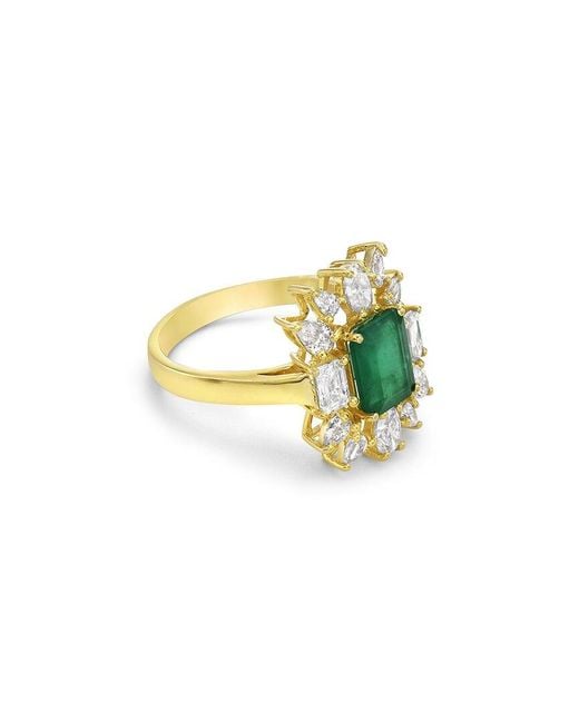 Forever Creations USA Inc. Multicolor Forever Creations 14k 2.87 Ct. Tw. Diamond & Emerald Ring