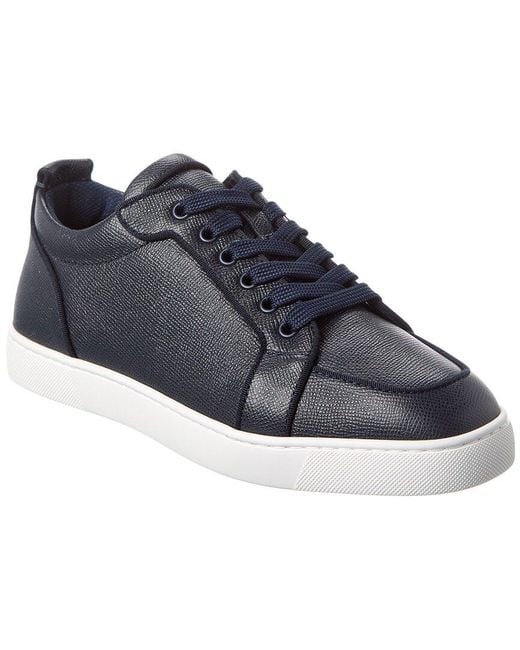 Christian Louboutin Blue Rantulow Orlato Leather Sneaker for men