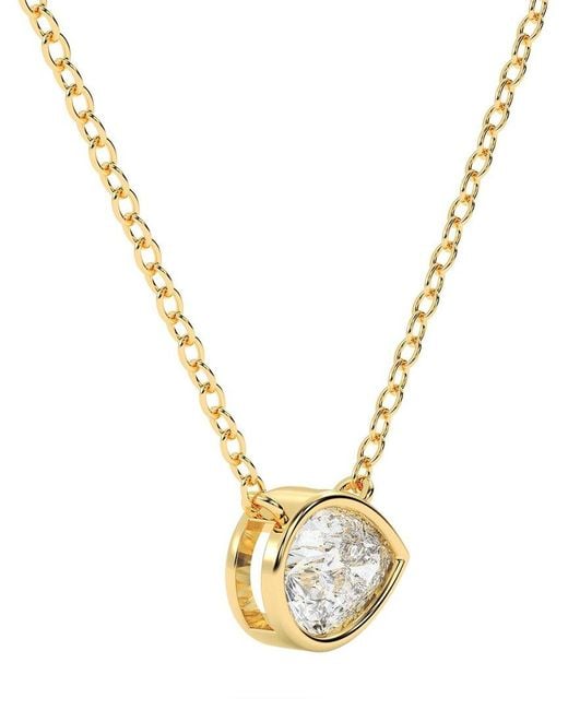 Lab Grown Diamonds Metallic 14k 1.00 Ct. Tw. Lab-grown Diamond Necklace
