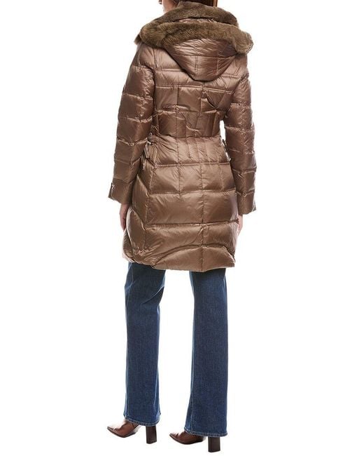 Dawn Levy Blue Cloe Puffer Coat