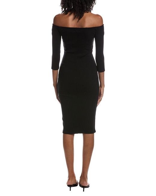 L'Agence Black Zolita Day Dress